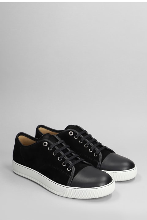 Shoes Sale for Men Lanvin Dbb1 Sneakers In Black Suede