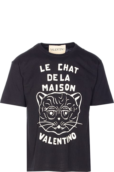 Homeware Valentino Garavani Chat De La Maison Patch T-shirt