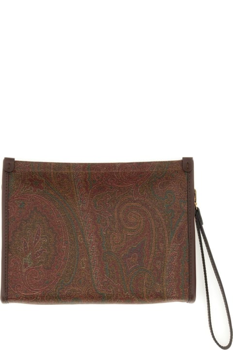 Homeware Etro Paisley Jacquard Media Pouch