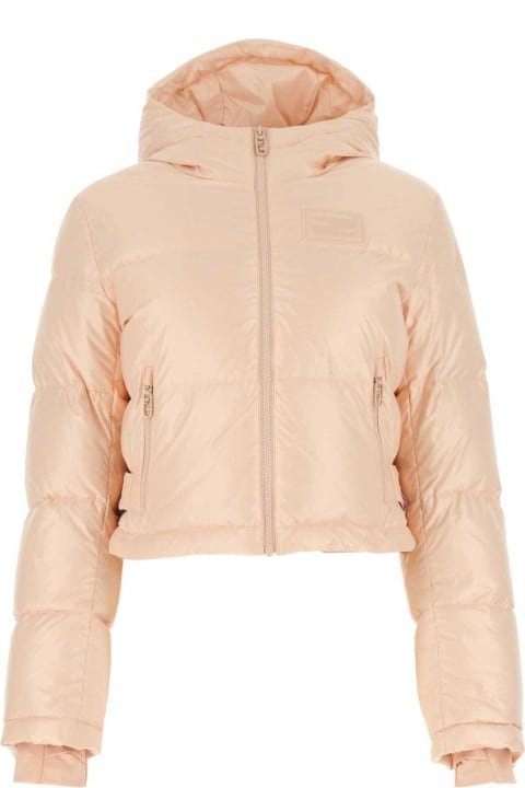 Coats & Jackets for Women Fendi Cropped Zip-up Padded Jacket