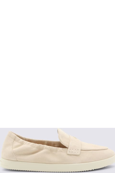 Tory Burch Sand Leather Loafers