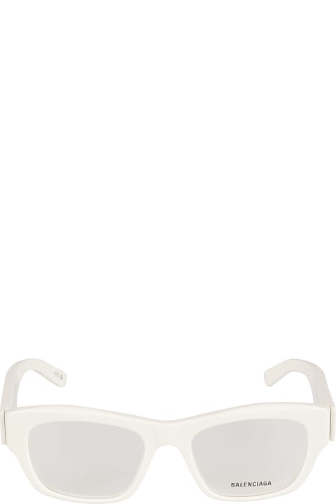 Balenciaga Eyewear Eyewear for Women Balenciaga Eyewear Square Frame Logo Sided Glasses