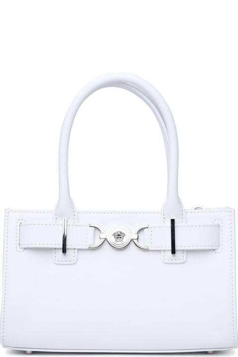 Versace Women Versace Small 'medusa '95' White Leather Bag