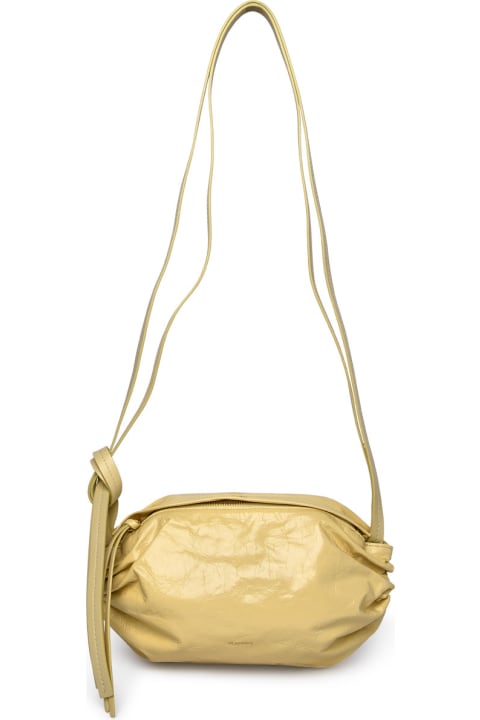 Jil Sander Shoulder Bags for Women Jil Sander Yellow Leather Bag