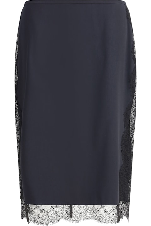 Homeware Tom Ford Satin Skirt With Lace Details
