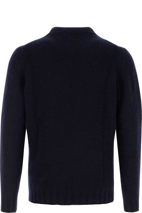 Fedeli for Kids Fedeli Navy Blue Cashmere Blend Sweater