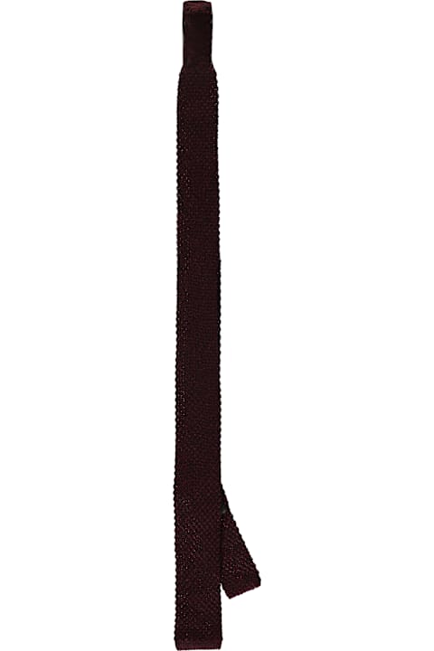 Ties for Men Corneliani Knitted Silk Tie