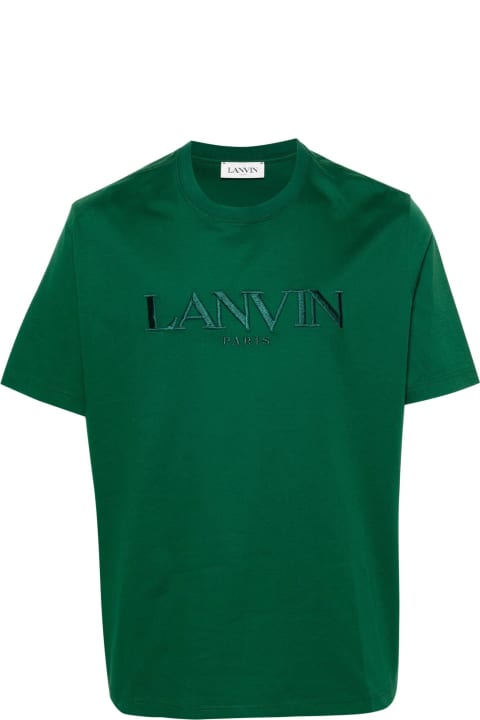 メンズ新着アイテム Lanvin Lanvin T-shirts And Polos Green