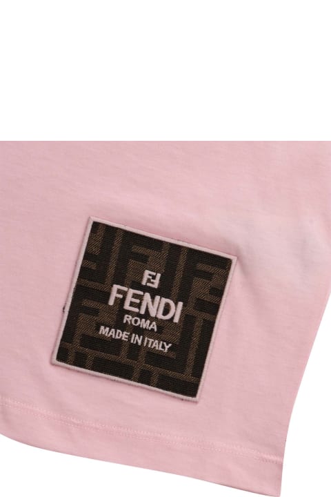 Fendi Kids Fendi Pink Fendi T-shirt
