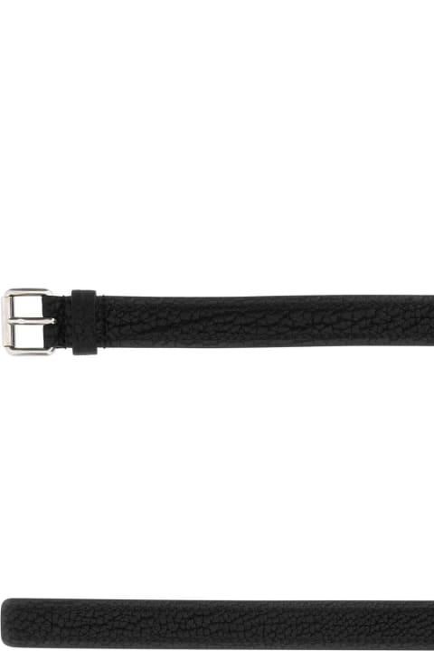 Accessories Sale for Men Prada Black Leather Belt