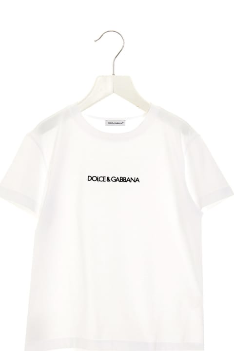 Dolce & Gabbana for Boys Dolce & Gabbana Logo Embroidery T-shirt