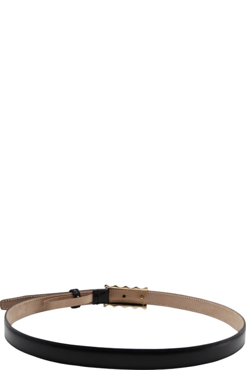 【送料&関税込】Khaite Julius Belt Julius leather belt in black - Khaite | Mytheresa