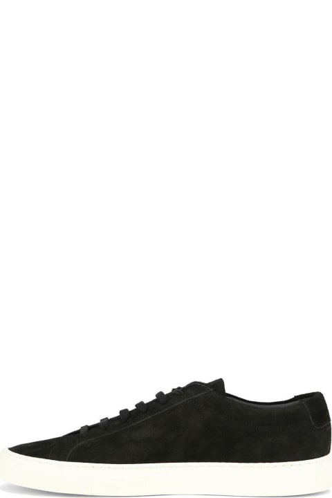 Sneakers for Men Common Projects Achilles Sneakers In Black Suede