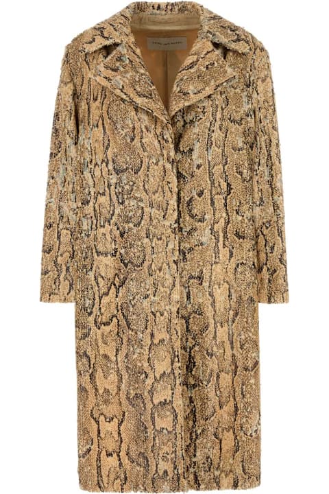 Dries Van Noten Coats & Jackets for Women Dries Van Noten Embellished Cotton Ricca Coat