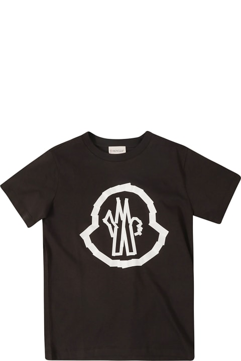 Fashion for Boys Moncler Logo Print T-shirt
