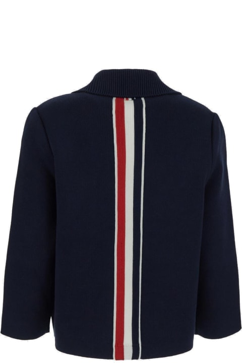 Thom Browne for Women Thom Browne Inerlock Stitch Polo Collar Jacket