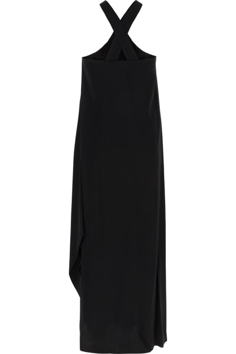 Calvin Klein فساتين لـ السيدات Calvin Klein High Shine Knot Ankle Dress