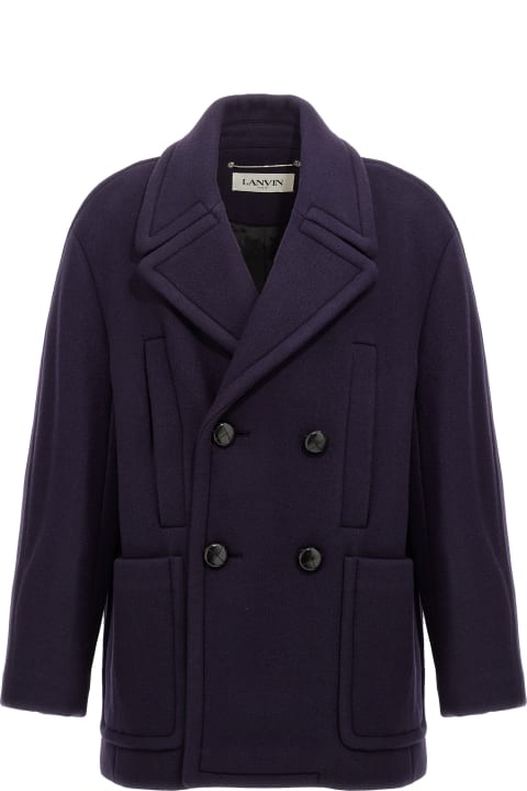 Lanvin معاطف وجواكت لـ القسم الرجالي Lanvin Double-breasted Coat