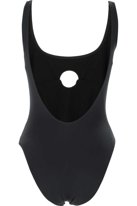 ウィメンズ Versaceの水着 Versace Black Stretch Nylon Swimsuit