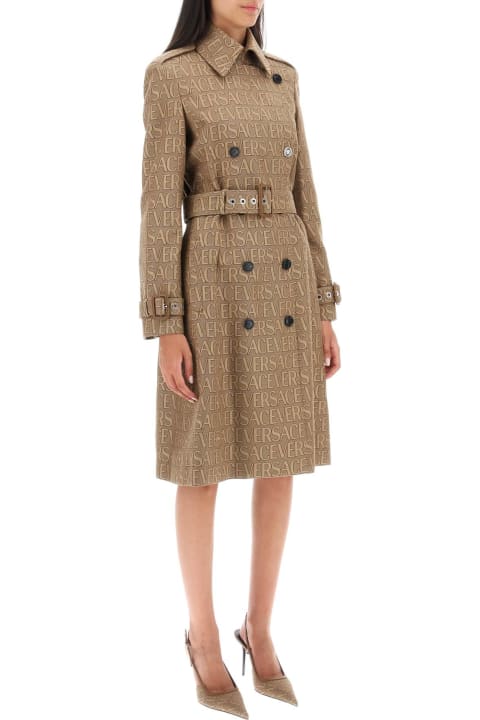 Versace Clothing for Women Versace Cotton Blend Trench Coat
