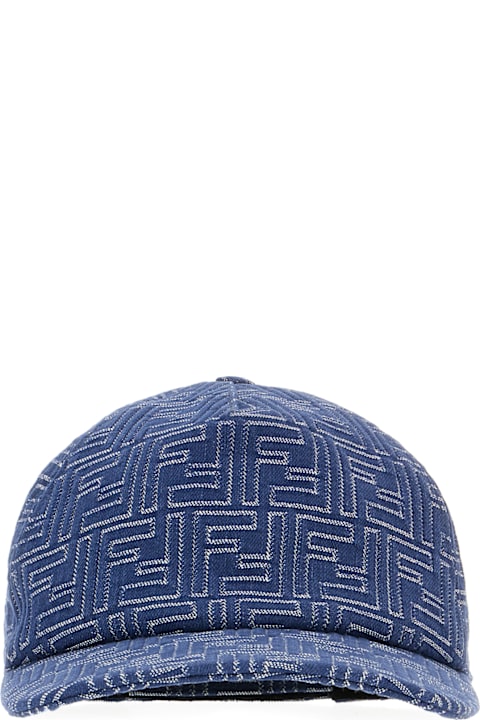 Fendi Hats for Men Fendi Embroidered Cotton Baseball Cap