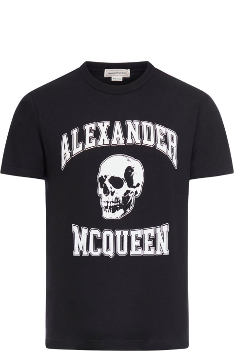 Alexander McQueen Topwear for Women Alexander McQueen Skull Logo T-shirt