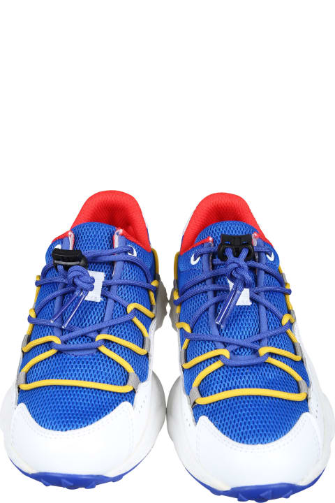 Flower Mountain Shoes for Boys Flower Mountain Blue Raikiri Sneakers For Boy With Logo