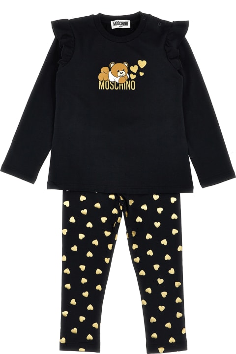 Moschino Dresses for Baby Girls Moschino T-shirt + Leggings Set