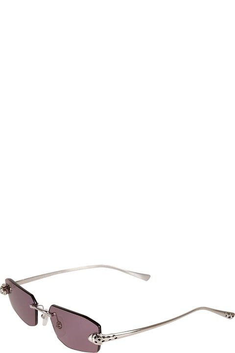 Cartier Eyewear نظارات لـ القسم الرجالي Cartier Eyewear Panthere Sunglasses
