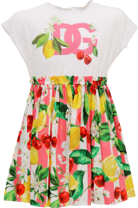 Dresses for Girls Dolce & Gabbana D&g Colorful Dress