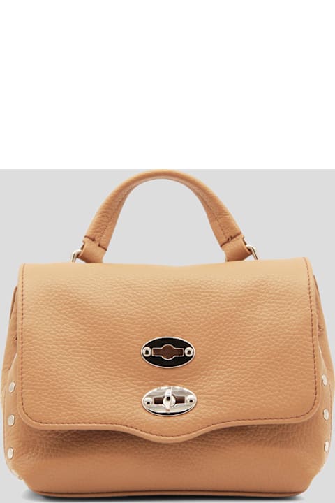 Homeware Zanellato Brown Leather Daily Postina Baby Tote Bag