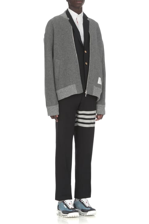 Thom Browne for Men Thom Browne Wool Bomber Jacket