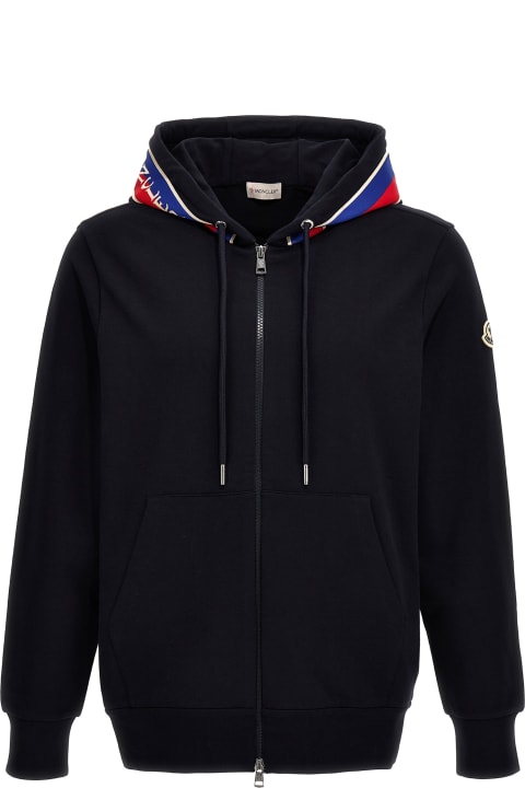 Clothing Sale for Men Moncler Contrast Band Hoodie