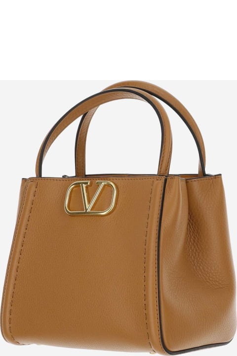 Homeware Valentino Garavani Alltime Small Handbag Made Of Grained Calf Leather