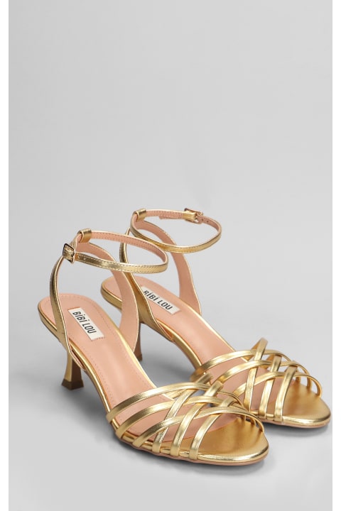 Shoes for Women Bibi Lou Kassia 65 Sandals In Gold Leather
