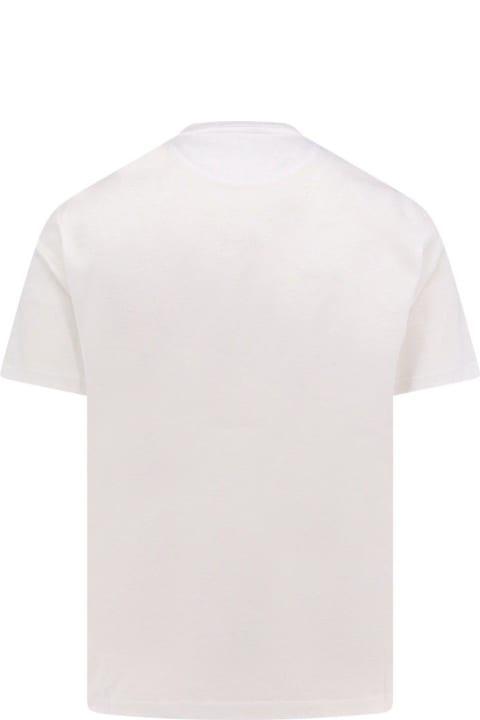Fashion for Men Valentino Crewneck Straight Hem T-shirt