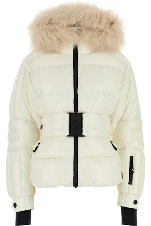 Moncler Grenoble for Women Moncler Grenoble White Nylon Valdivia Down Jacket