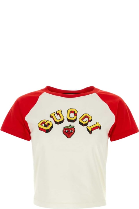 Clothing for Women Gucci White Cotton T-shirt