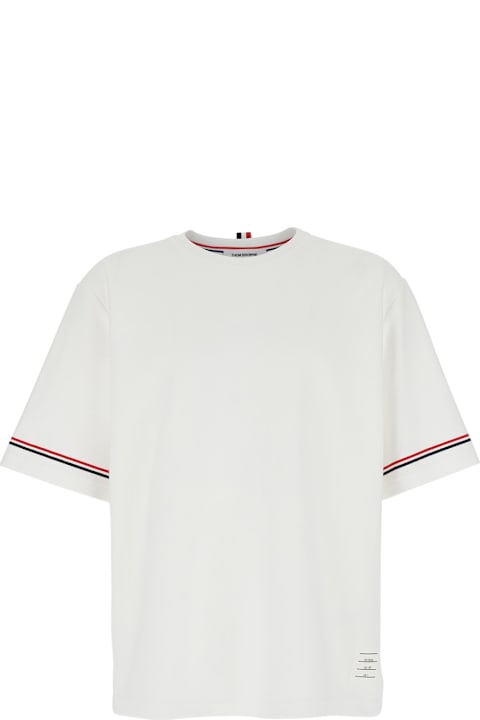Homeware Thom Browne White Crewneck T-shirt