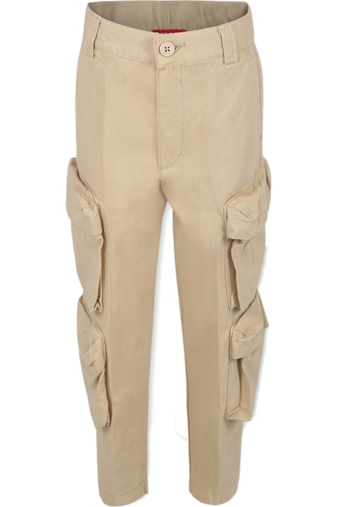 Homeware Diesel Beige Trousers Per Bambino Con Logo