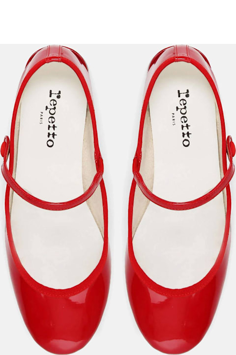 Repetto for Women Repetto Rose Babies Patent Leather Mary Jane