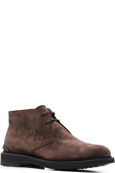 Fashion for Men Tod's Desert Boots In Brown Suede Tod's