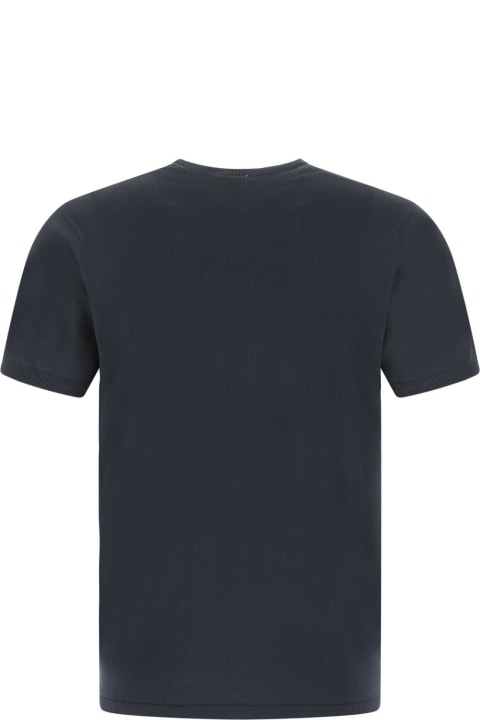 Aspesi Topwear for Men Aspesi Dark Blue Cotton T-shirt