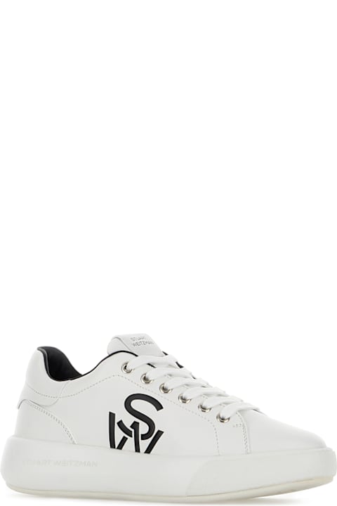 Stuart Weitzman Shoes for Women Stuart Weitzman White Leather Sneakers