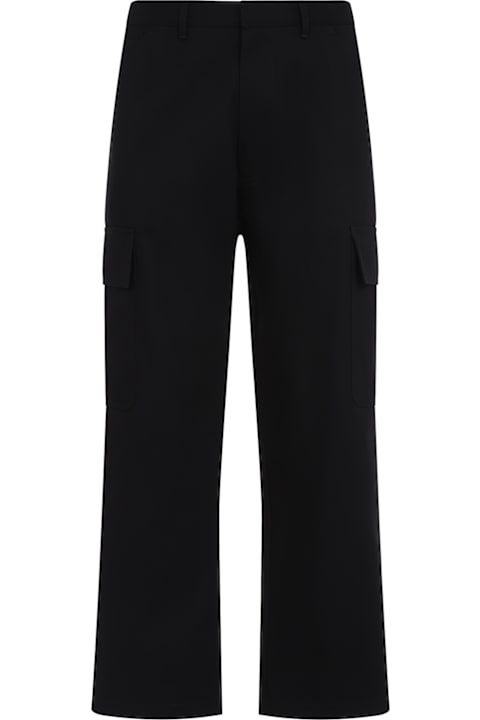 Prada Clothing for Men Prada Logo Plaque Straight-leg Pants
