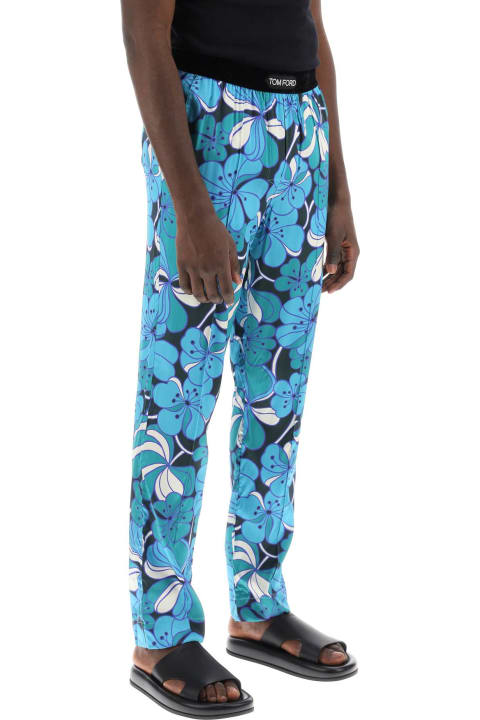 Tom Ford Clothing for Men Tom Ford Pajama Pants In Floral Silk