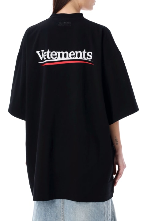 Fashion for Women VETEMENTS Campaign Logo T-shirt