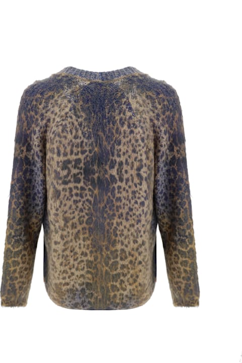 Diesel Sweaters for Men Diesel Animalier Cardigan