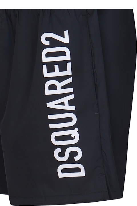 Dsquared2 Swimwear for Men Dsquared2 Midi Boxer With Logo