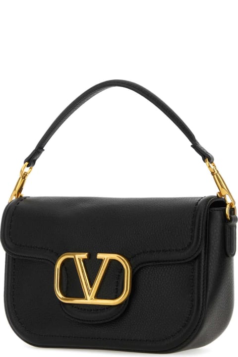 ウィメンズ新着アイテム Valentino Garavani Black Leather Alltime Shoulder Bag